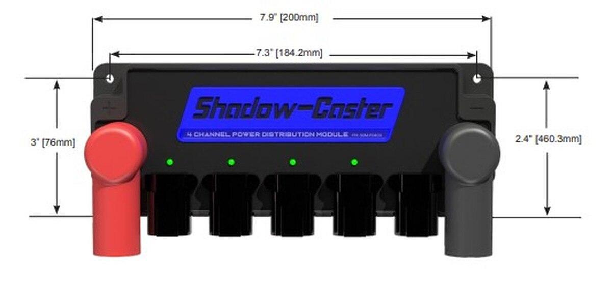 Shadow Caster SCM-PD4CH 4 Channel Power Relay with Shadow-Net Control
