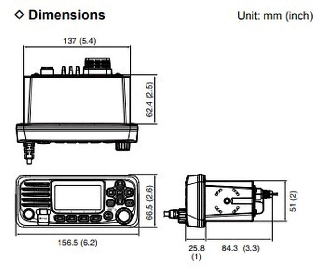 Icom M330 White VHF