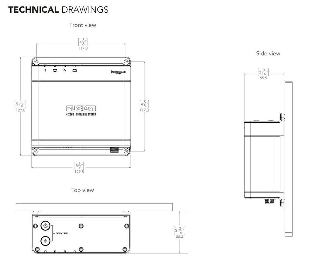 Fusion Apollo MS-WB675 Hideaway Entertainment System