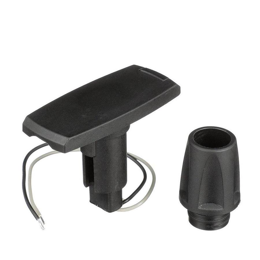 Attwood 910V Series Rectangle Base 2-Pin Black Composite Cover