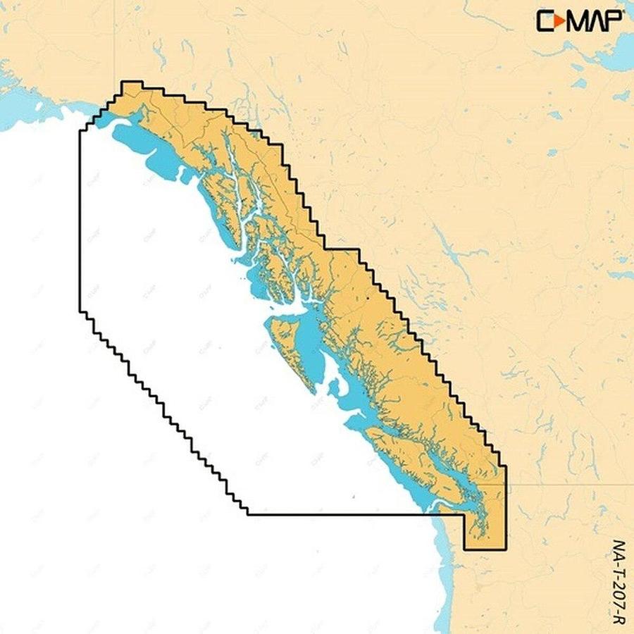 C-MAP Reveal X Coastal British Columbia and Puget Sound microSD