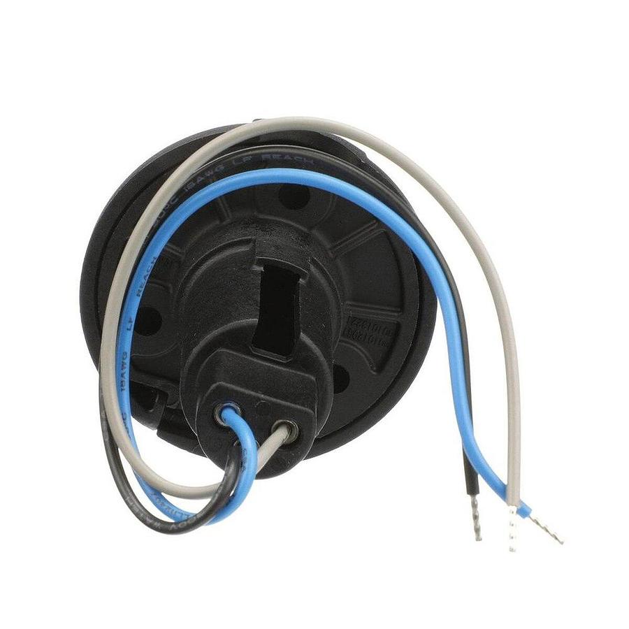 Attwood 910R Series Round Base 3-Pin Black Composite Cover