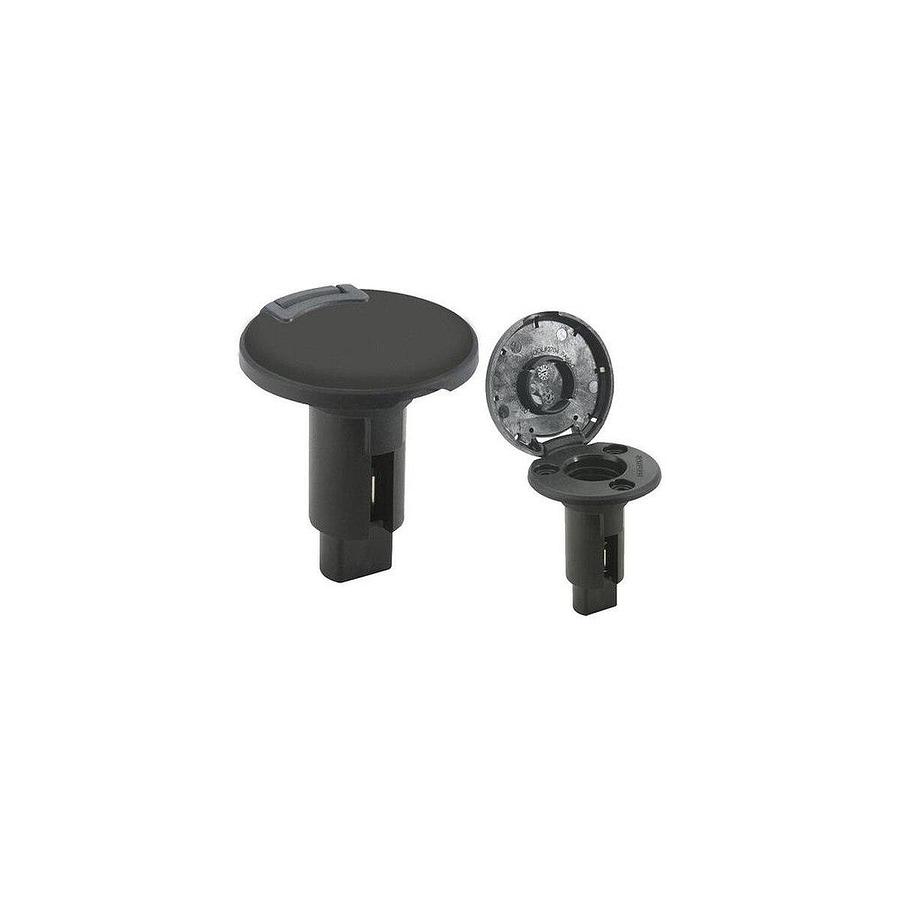 Attwood 910R Series Round Base 3-Pin Black Composite Cover