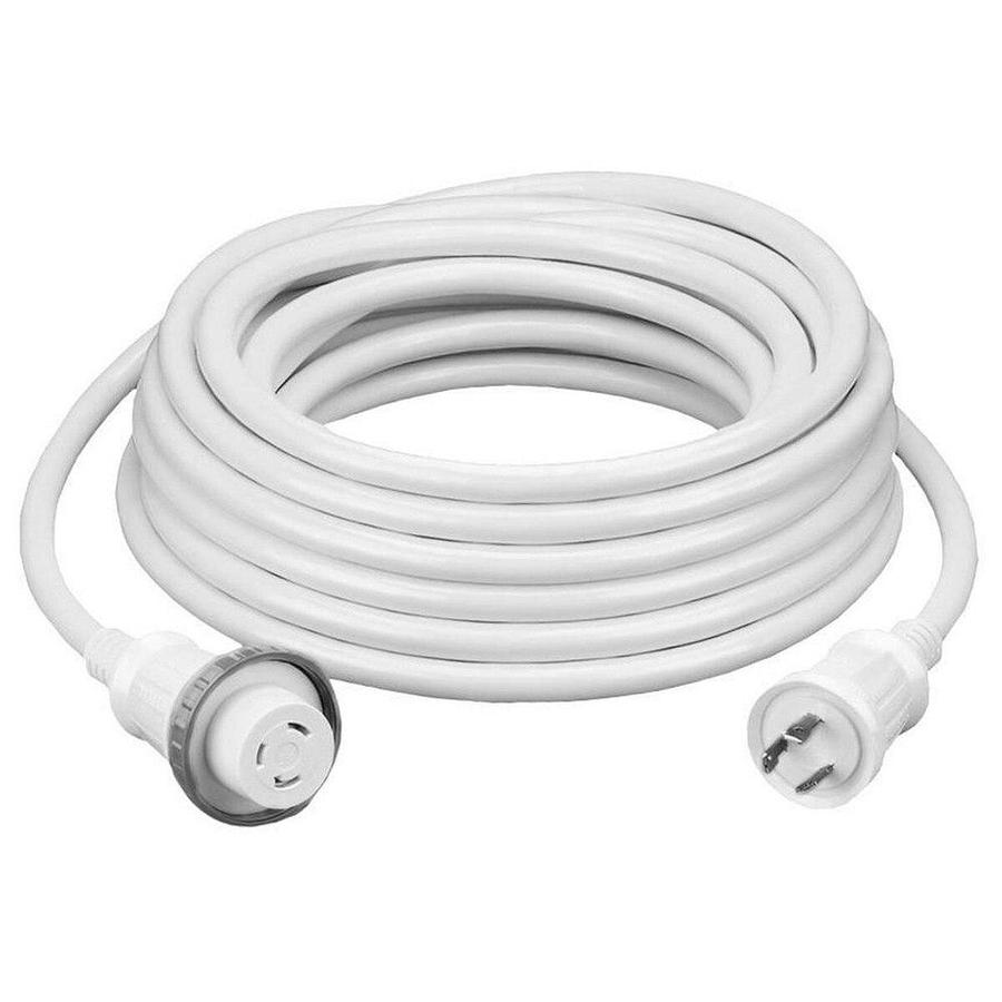 Hubbell HBL61CM08W 30A 50 ft White Shore Cord