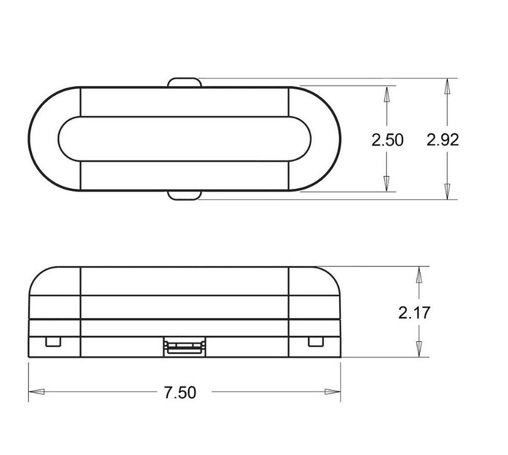 Talos SFD-1414P-MTB Standard Lightning Detector With 14x14 Sign