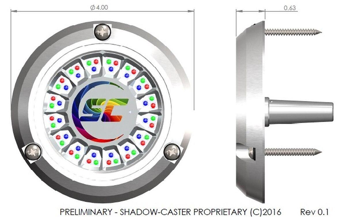 Shadow Caster SCR24 Underwater LED Light RGB Color Changing