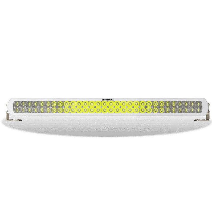 Lumishore 30in Curved Lightbar White LED, White Housing 12/24vDC