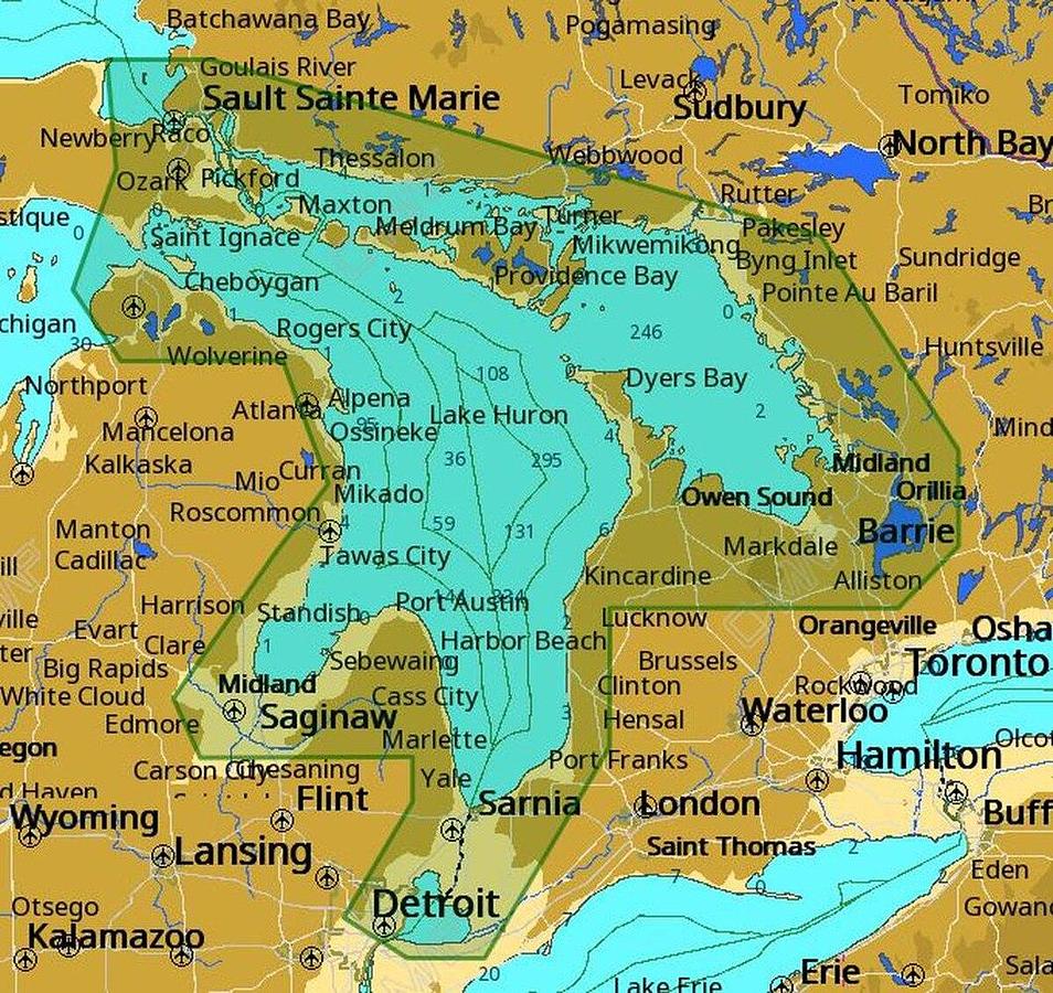 C-MAP M-NA-D932 4D Local Lake Huron And Georgian Bay