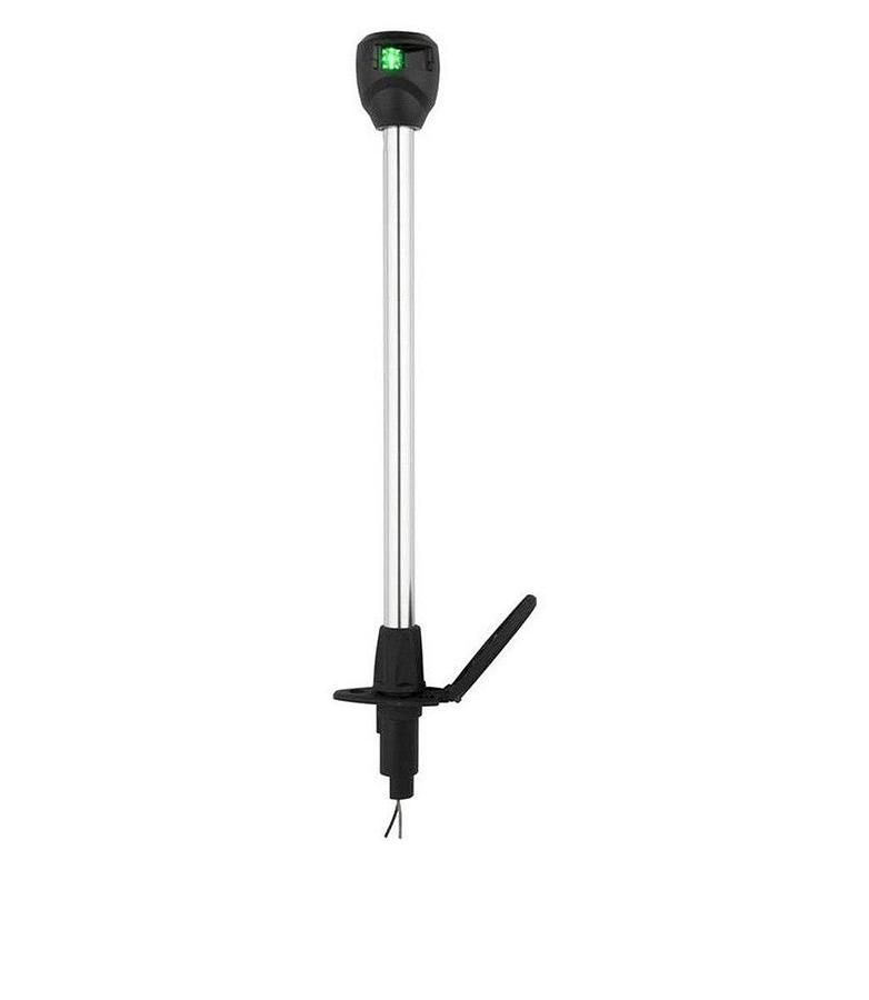 Attwood LightArmor Bi-Color 10in Angled Locking Collar Pole 2-Pin LED