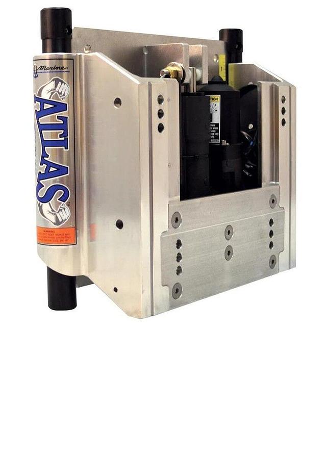 TH Marine Atlas 8in Jack Plate Heavy Duty Hydraulic Polished