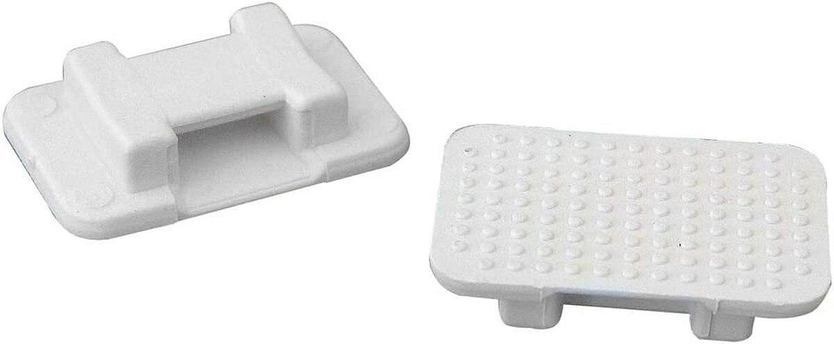 Weld Mount AT-5 Wire Tie Mount, Large White 100 Pack AT-5-100