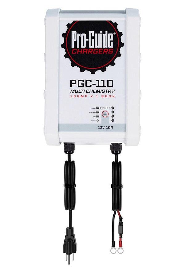Pro-Guide PGC-110 1-Bank 12V 10A Lead acid/LiFePO4 On Board Charger, IP68