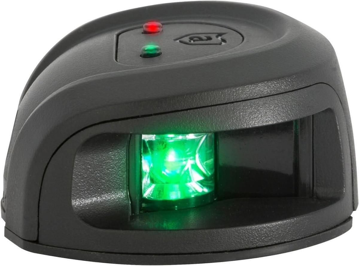 Attwood LightArmor Deck Mount LED Navigation Light 2NM Black Composite Bi-Color