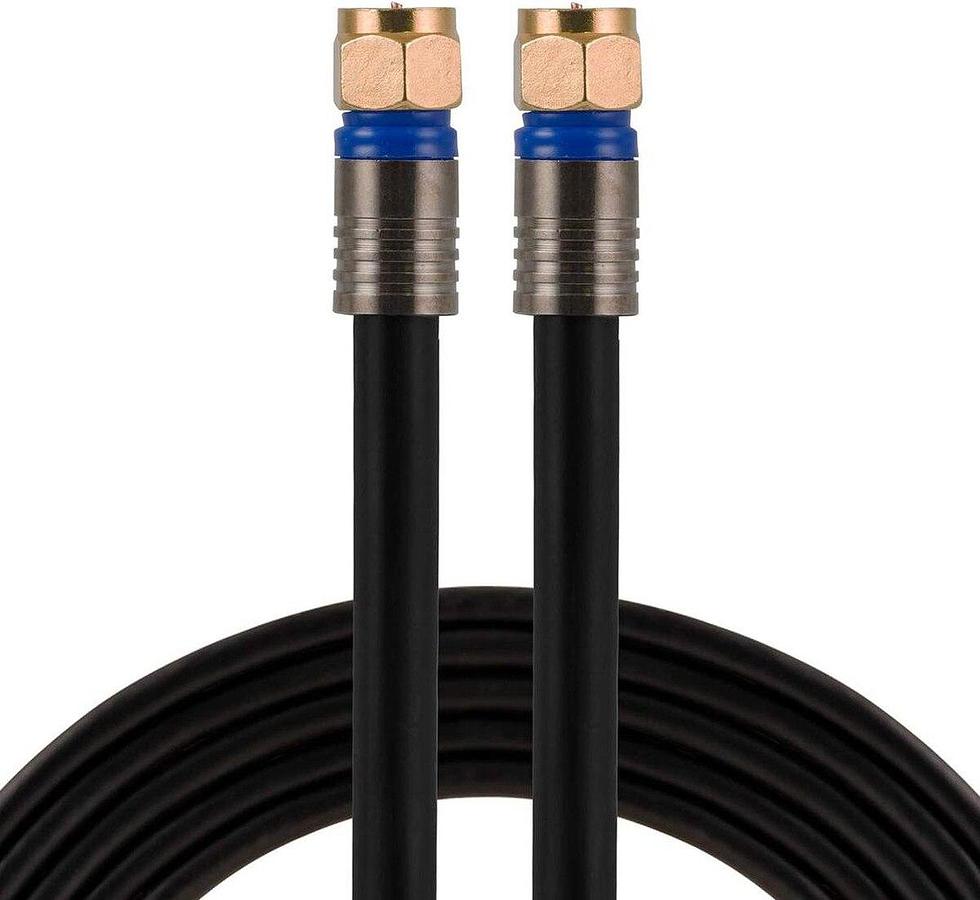 RG6 Coaxial Cable 50ft With F-type Connectors