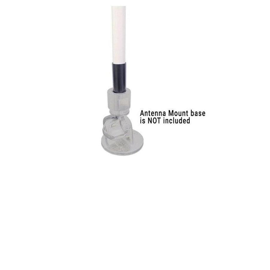 Lumitec Contour 39in Combo Light, 12/24VDC White Shaft Use Standard Antenna Mount
