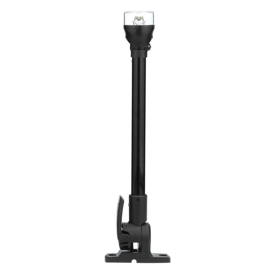 Attwood LightArmor All-Round 12in Black Plastic Pole Black Composite Base