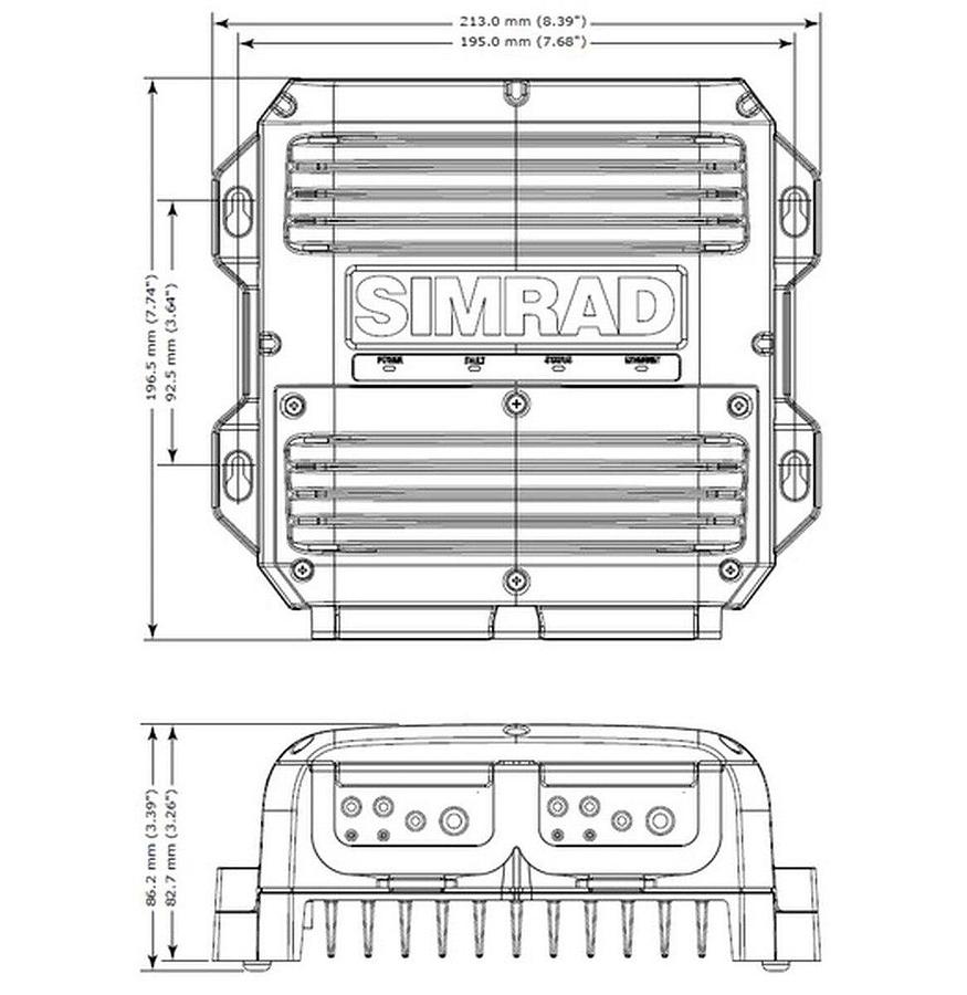 Simrad RI-50 Power Supply for Halo 200/300