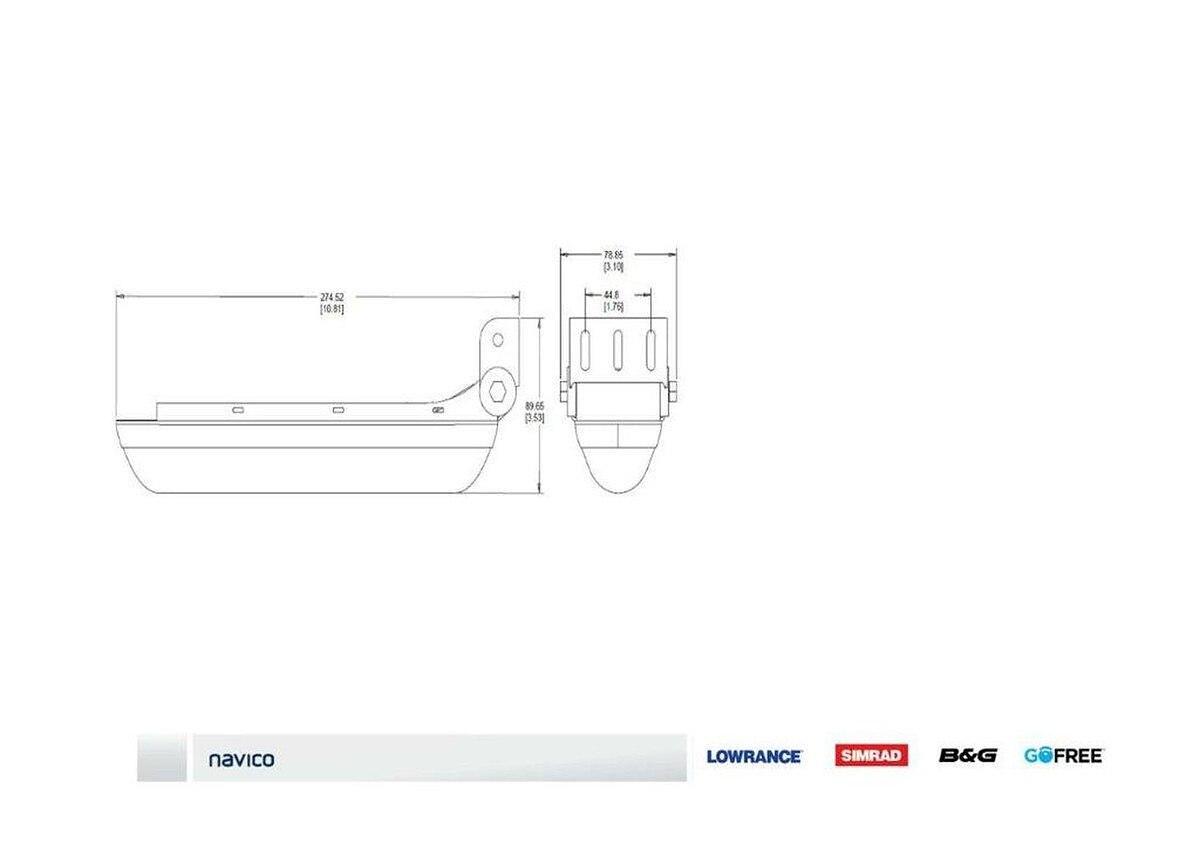 Lowrance Totalscan Transducer 83/200/455/800/STRUCTURESCAN