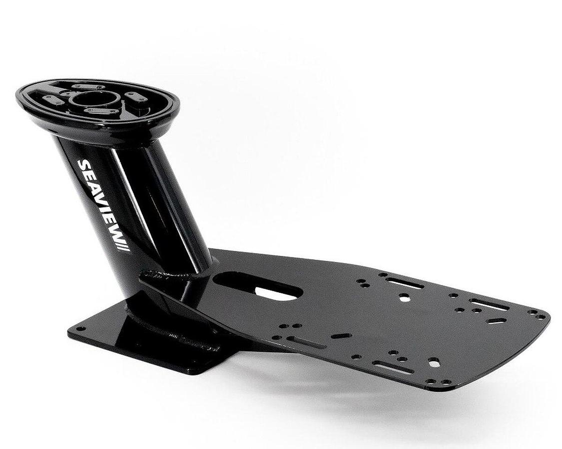 Seaview PMADM1M2BLK Dual Mount Aft Rake Requires Plate Black