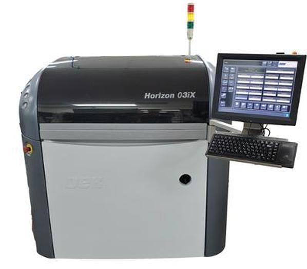 Used DEK Horizon 03iX Automatic Screen Printer 2010 - 2Di Inspection