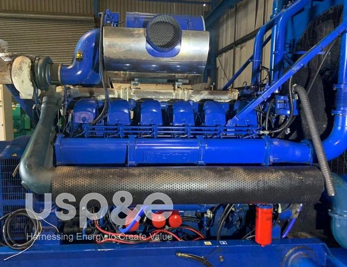 Used 1.3 MW 1995 Used Perkins 4012-46TAG2A Diesel Generator Set