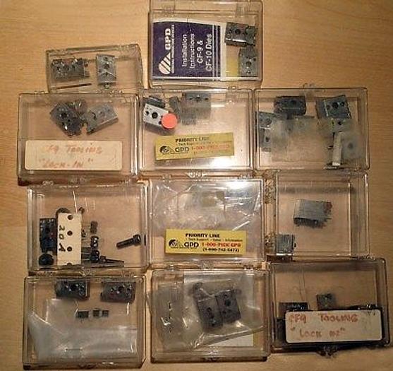 General Production Devices CF-9/ CF-10 radial lead cut and form die sets