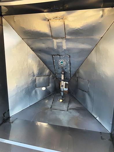 Used Hopper, 150 CF, S/st, 70" x 72" x 40", Frame #S743945