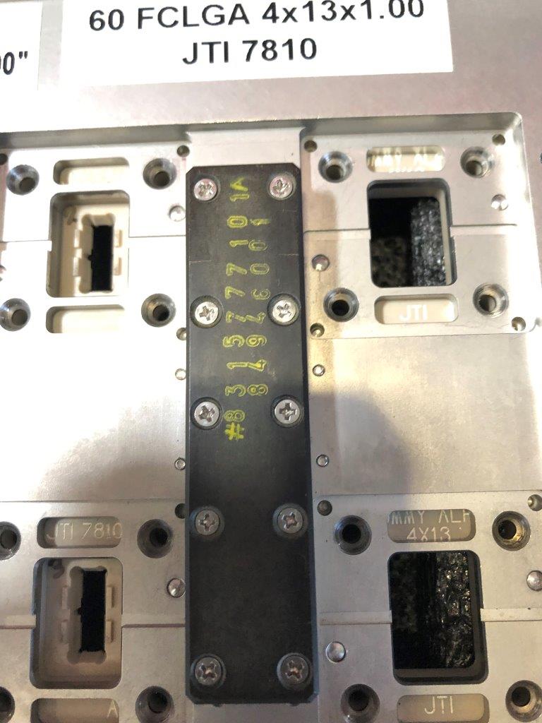 Used DELTA EDGE DE8000 - Q-FPB - 60 FCLGA - 4x13x1.00 Test Handler Change Kit