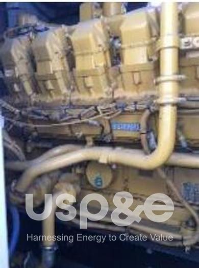 Used 1.25 MW 2002 USED CATERPILLAR 3516B NATURAL GAS GENERATOR SETS