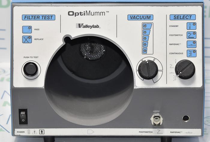 Used VALLEYLAB OPTIMMUMM SMOKE EVACUATOR - NO FILTER