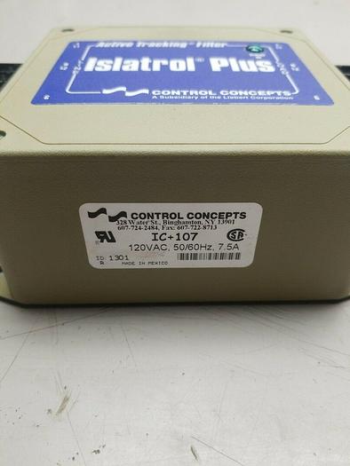 Used CONTROL CONCEPTS IC+107 ISATROL Plus