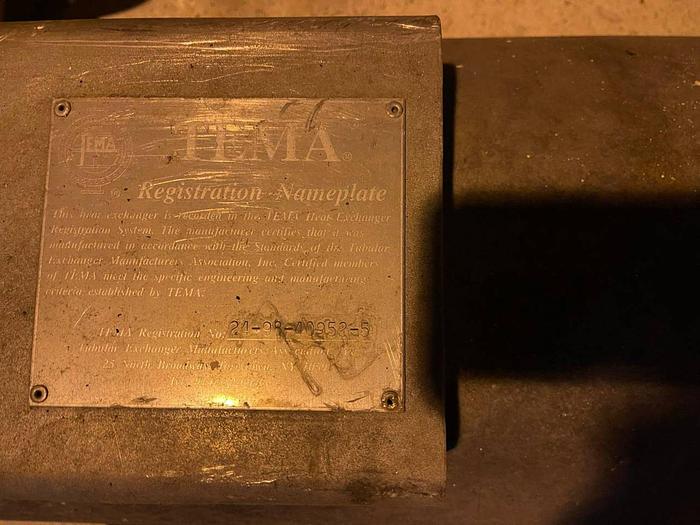 Used TEMA S/S TUBE TYPE HEAT EXCHANGER