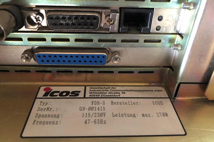Used Lisec Controlpanel FDR-S