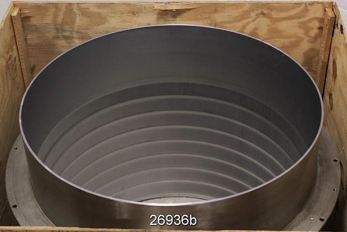 Unused Bird OMNI 900 Pressure Screen Basket For Bird Omni 900, 0.006" Slots With 2.15% Open Area, 9 Rings, Chrome Plated.  (Unused). #26936