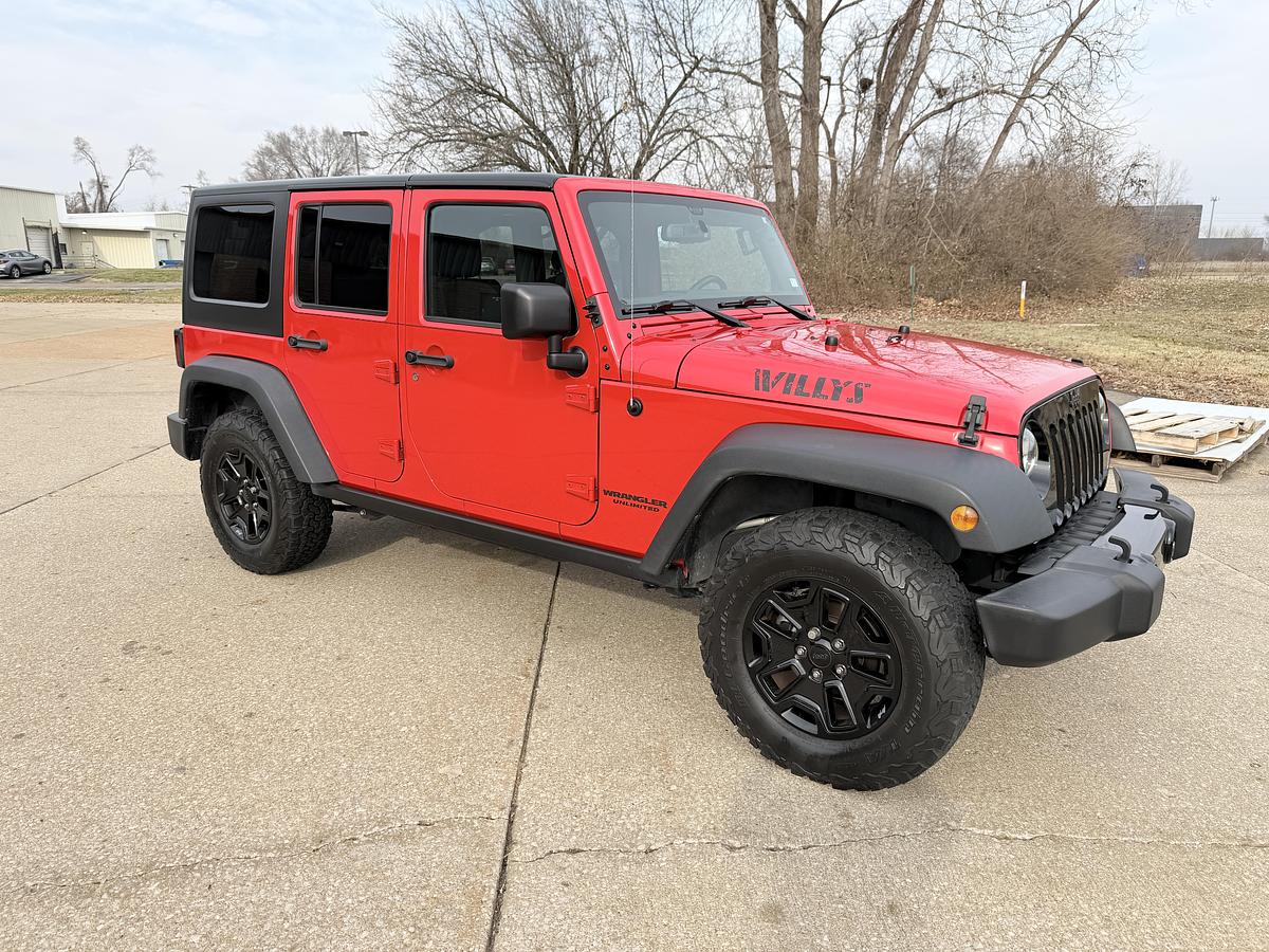 Used 2017 Jeep Wrangler Unlimited Sport 4X4 (4D JK) - Willys Wheeler Edition 24W