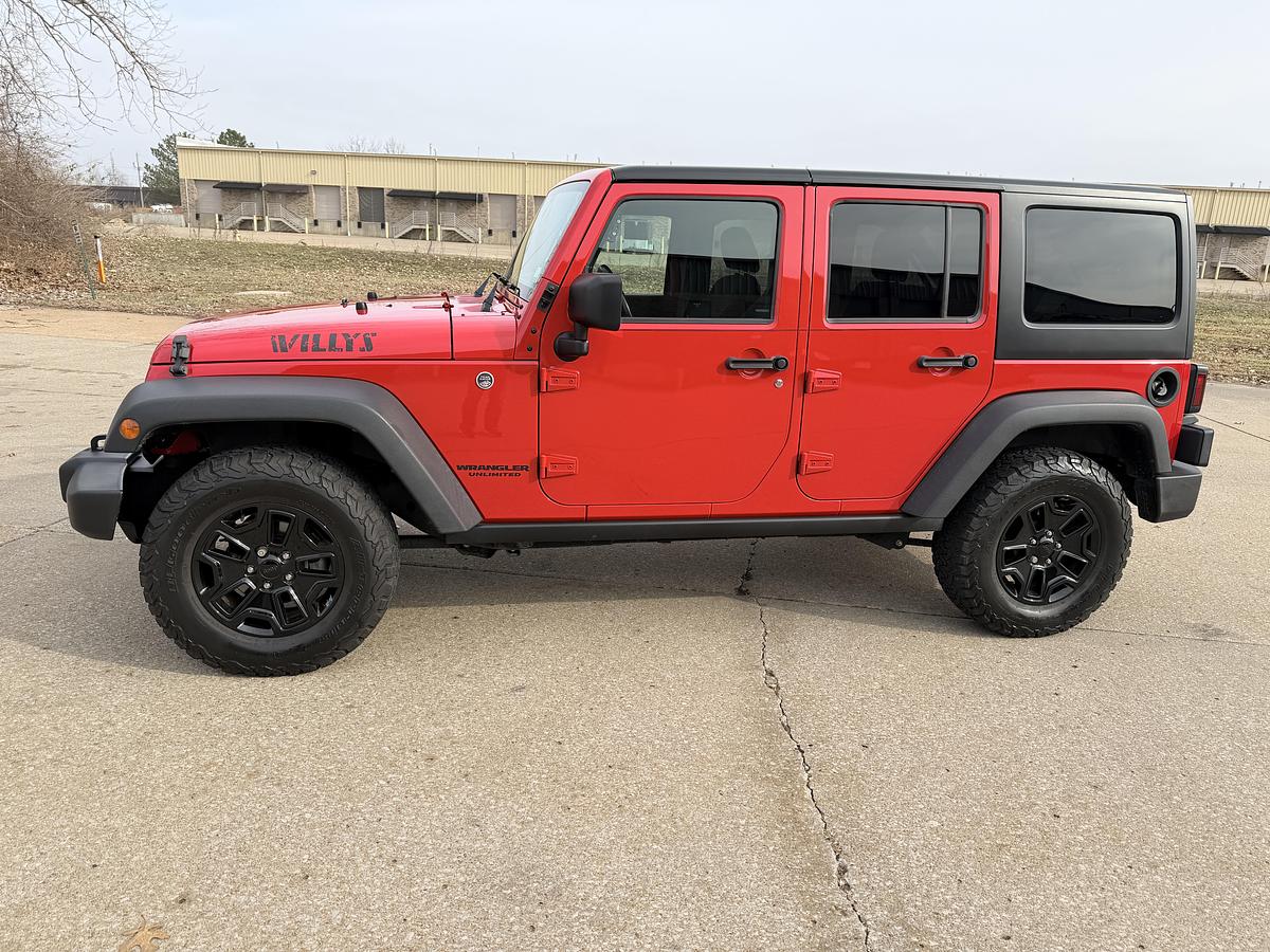 Used 2017 Jeep Wrangler Unlimited Sport 4X4 (4D JK) - Willys Wheeler Edition 24W