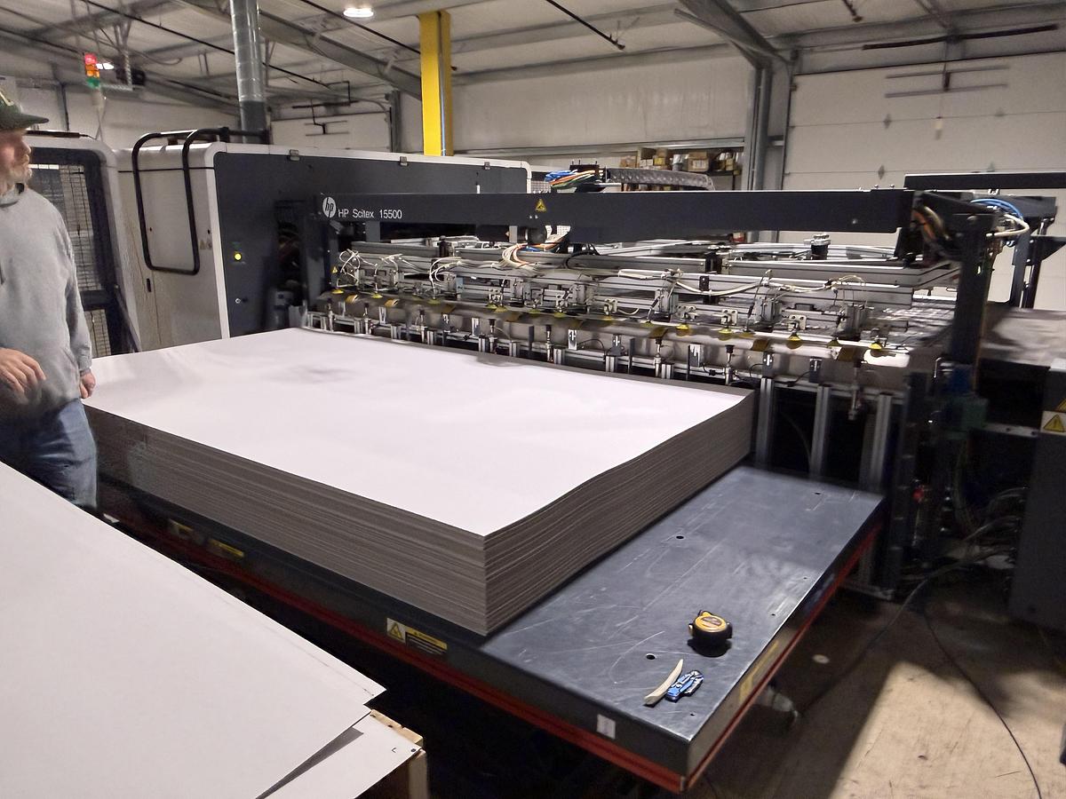 Used 2015 HP Scitex 15500 Corrugated Press