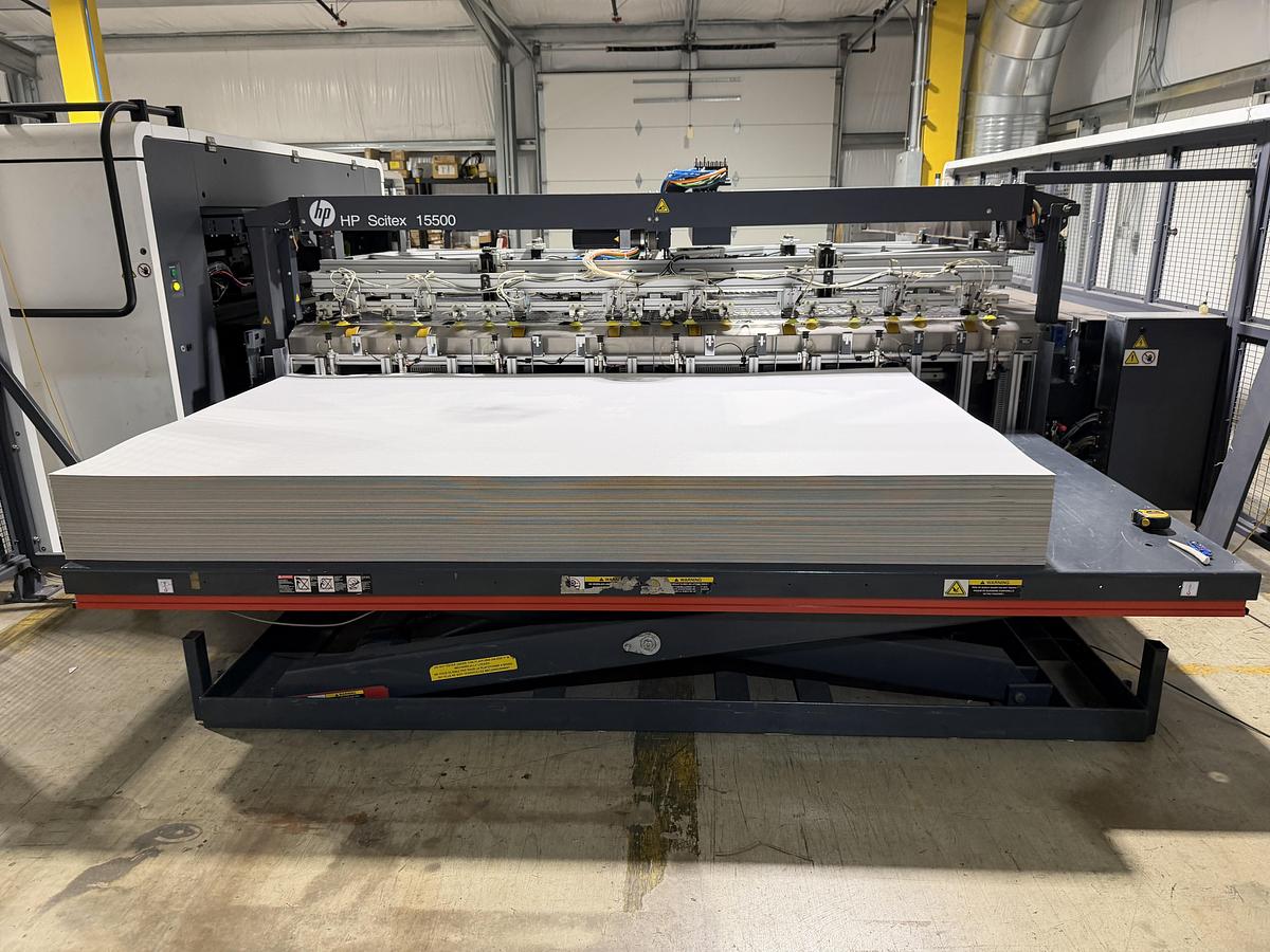 Used 2015 HP Scitex 15500 Corrugated Press
