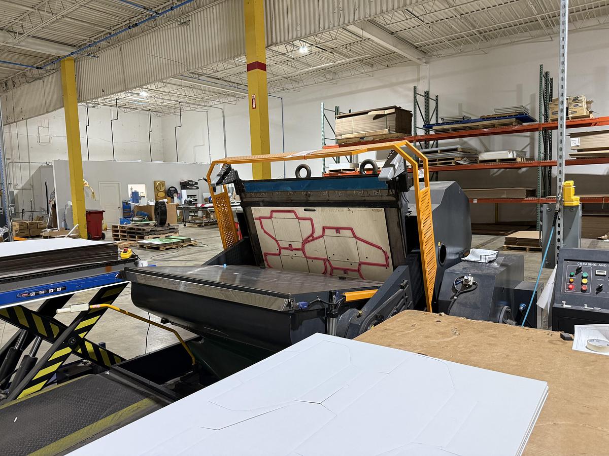 Used Royo ML1600 Clamshell Die Cutter