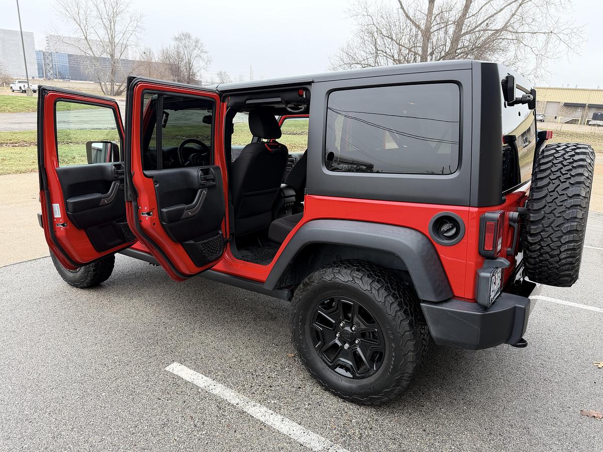 Used 2017 Jeep Wrangler Unlimited Sport 4X4 (4D JK) - Willys Wheeler Edition 24W