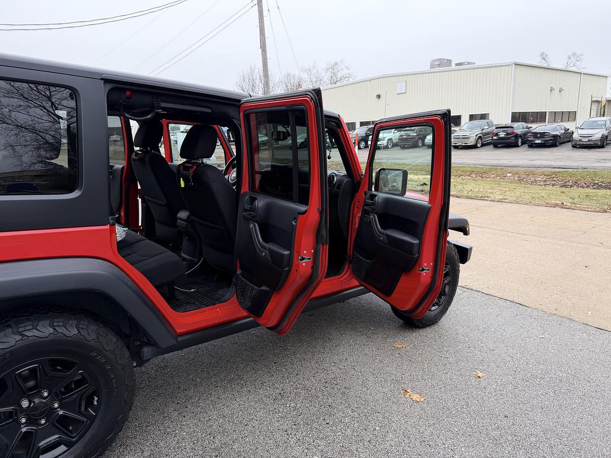 Used 2017 Jeep Wrangler Unlimited Sport 4X4 (4D JK) - Willys Wheeler Edition 24W