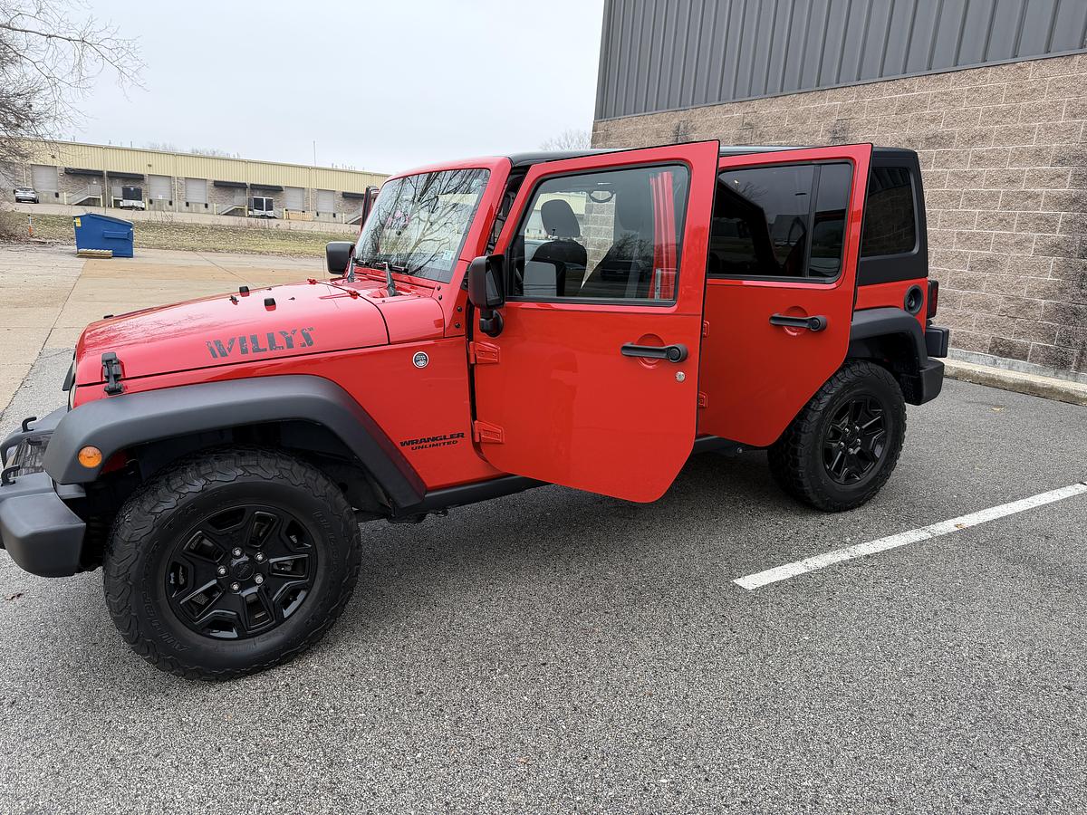Used 2017 Jeep Wrangler Unlimited Sport 4X4 (4D JK) - Willys Wheeler Edition 24W