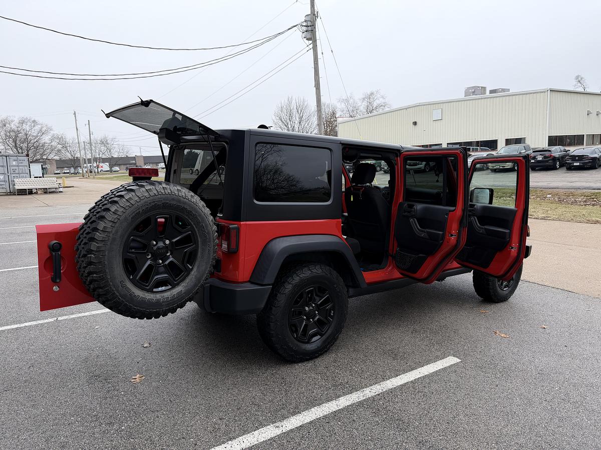 Used 2017 Jeep Wrangler Unlimited Sport 4X4 (4D JK) - Willys Wheeler Edition 24W