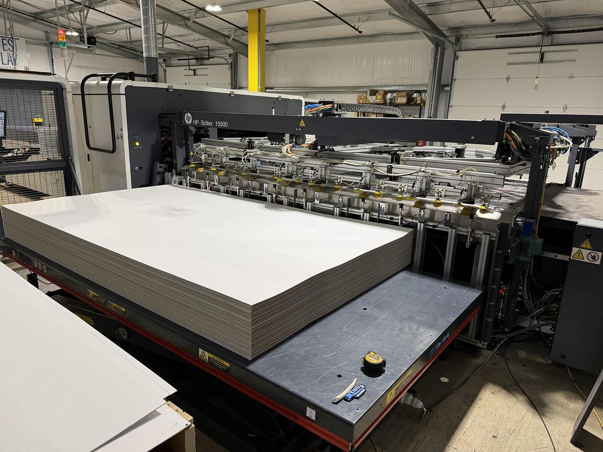 Used 2015 HP Scitex 15500 Corrugated Press