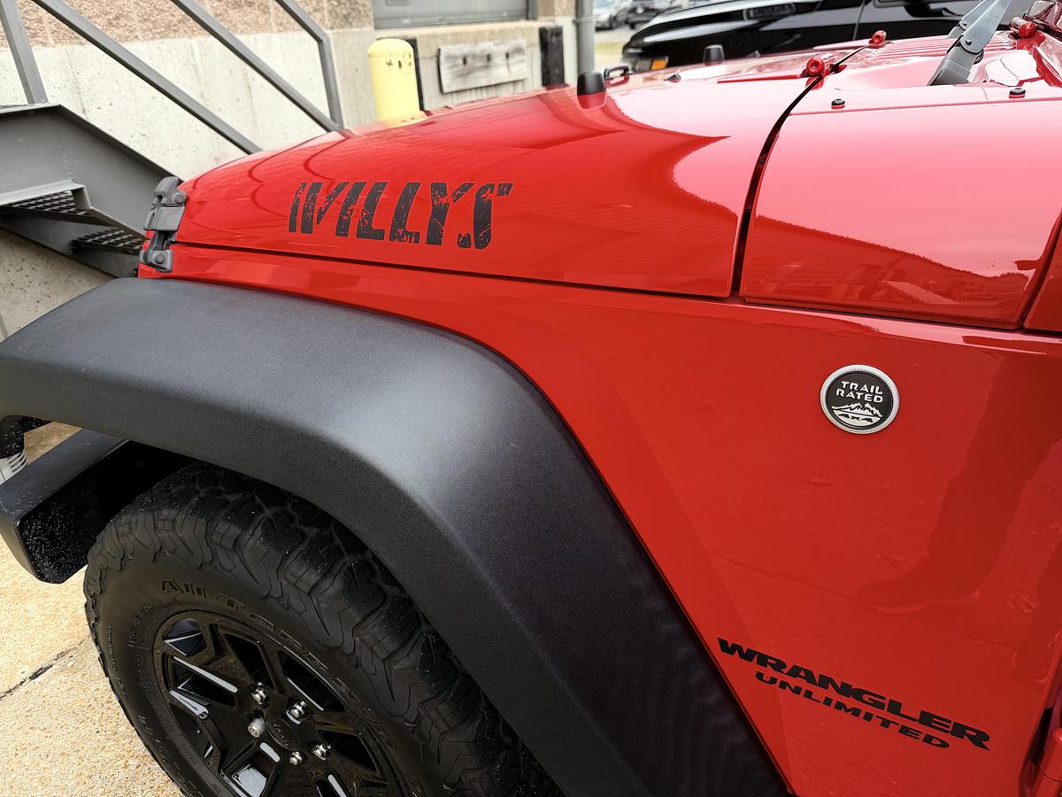 Used 2017 Jeep Wrangler Unlimited Sport 4X4 (4D JK) - Willys Wheeler Edition 24W