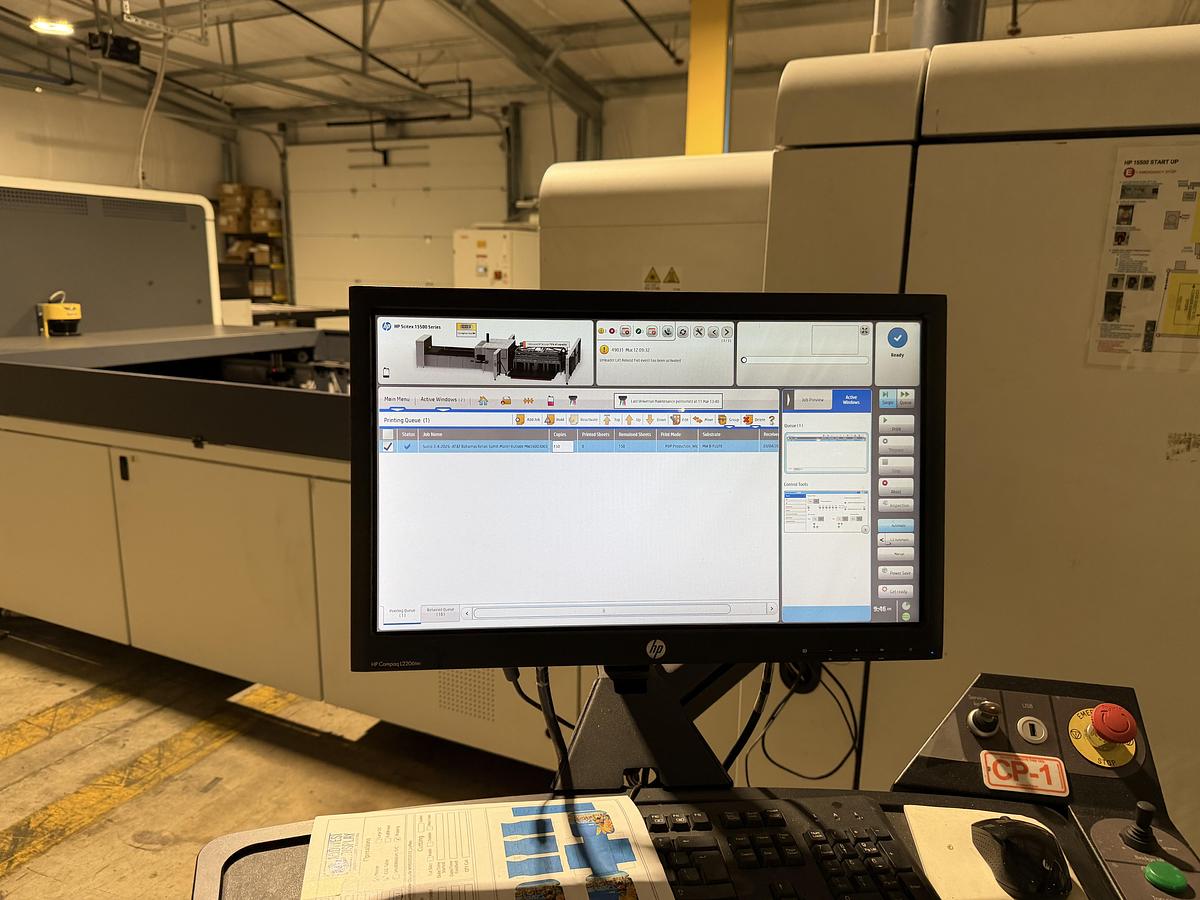 Used 2015 HP Scitex 15500 Corrugated Press