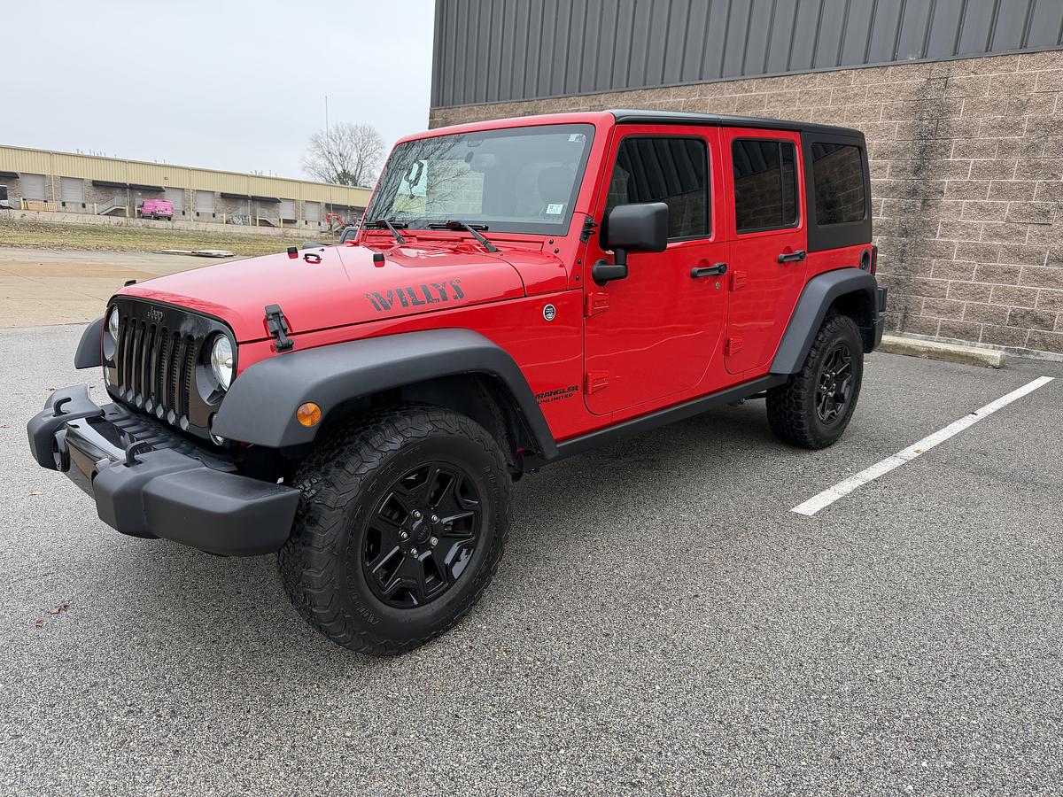 Used 2017 Jeep Wrangler Unlimited Sport 4X4 (4D JK) - Willys Wheeler Edition 24W