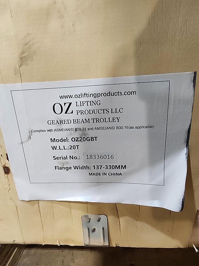 Used 2025 Professional Heavy Equipment Rigging System