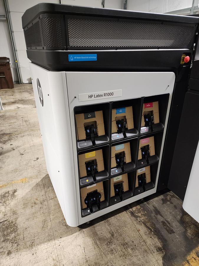 Used 2020 HP Latex R1000 Plus Flatbed Printer