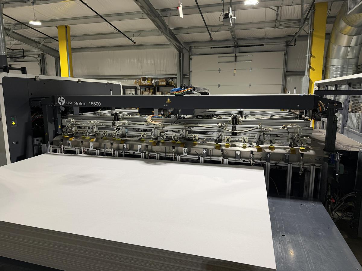 Used 2015 HP Scitex 15500 Corrugated Press